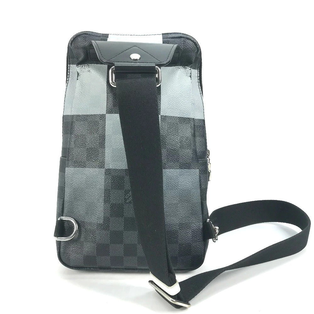Louis Vuitton Damier Avenue Black Giant Graphite Bag Slingback Crossbody
